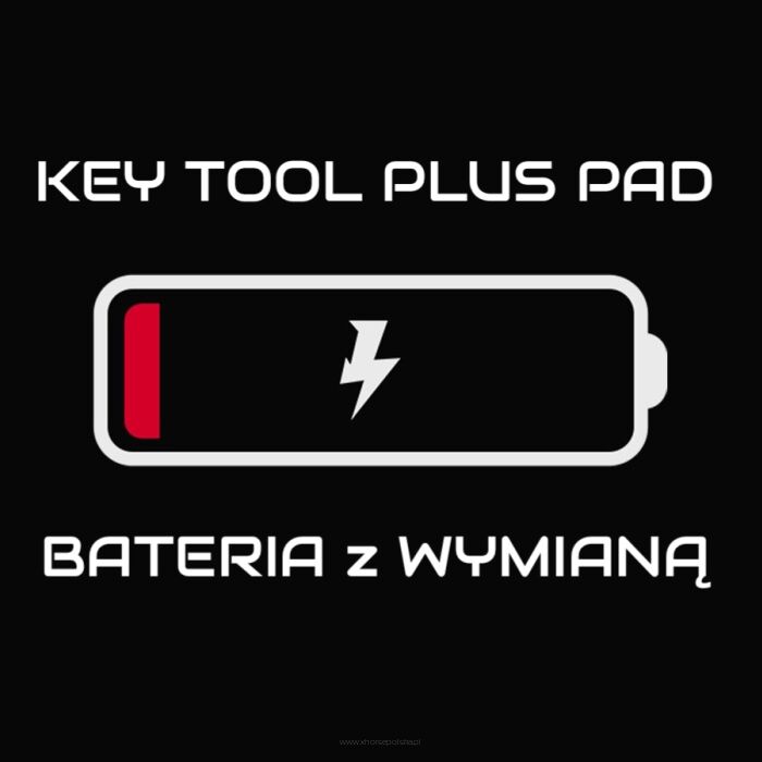 KEY TOOL PLUS PAD - bateria z wymianą