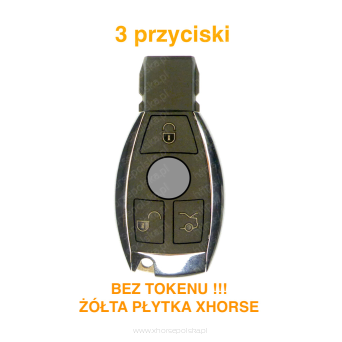 Klucz MB-VVDI KEY 315/433 Mhz Xhorse-BEZ TOKENU-2 lub 3 przyciski do wyboru