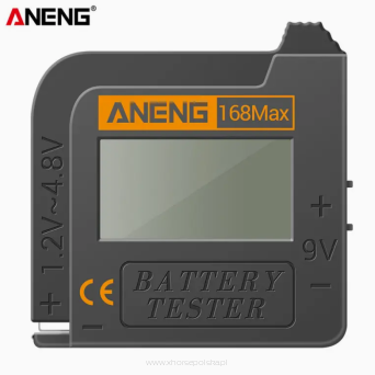 Tester baterii Aneng 168Max 1.2-4.8V oraz 9V